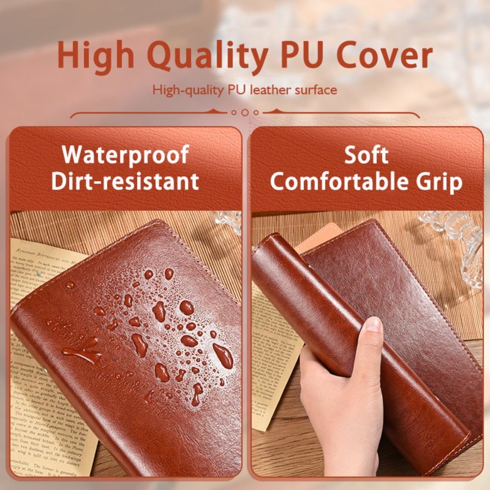 Vintage A5/A6 Notebook PU Leat - Vintage Leather Journal Notebook recension och pris