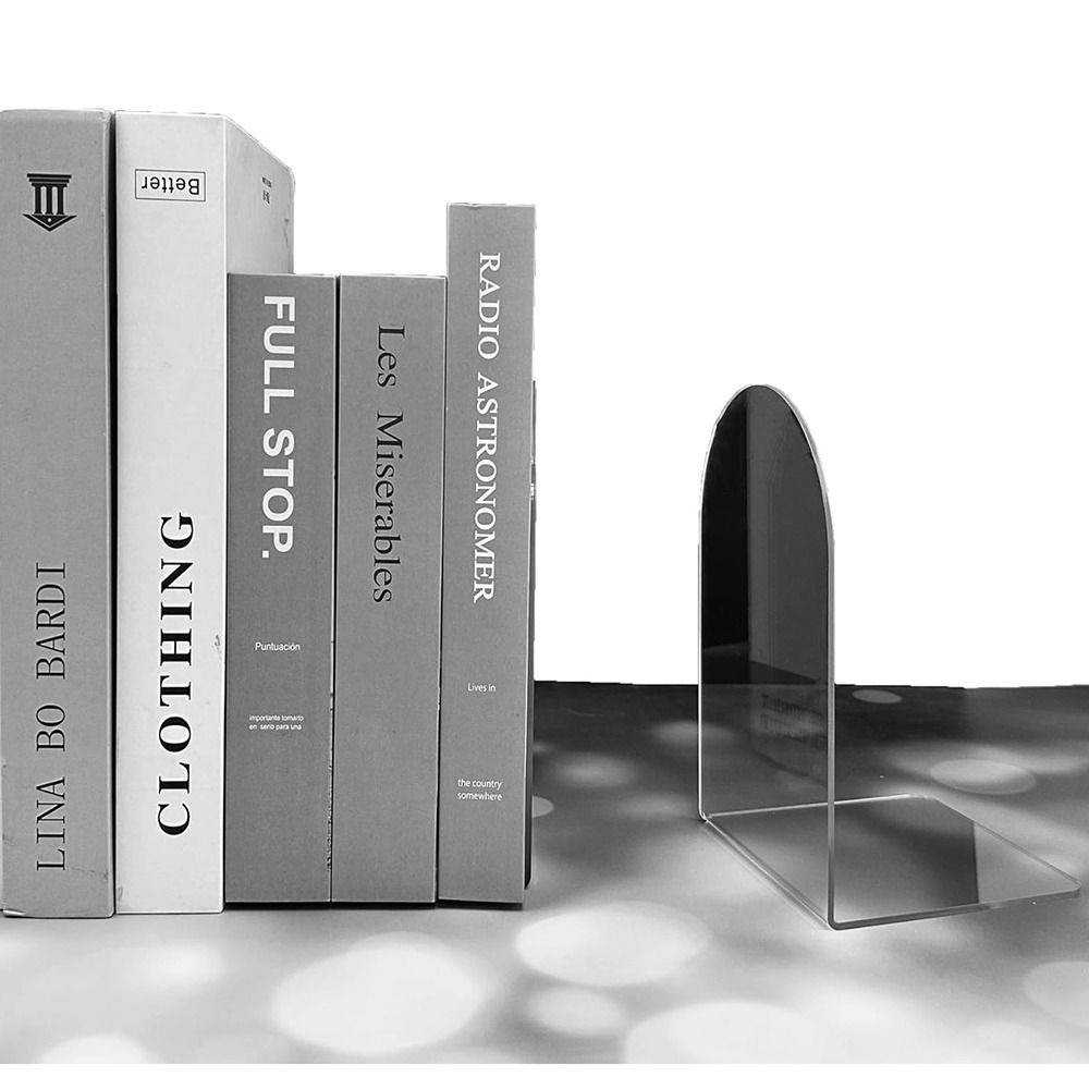 Acrylic Book Ends for Book She - Clear Acrylic Book Stand Holder recension och pris
