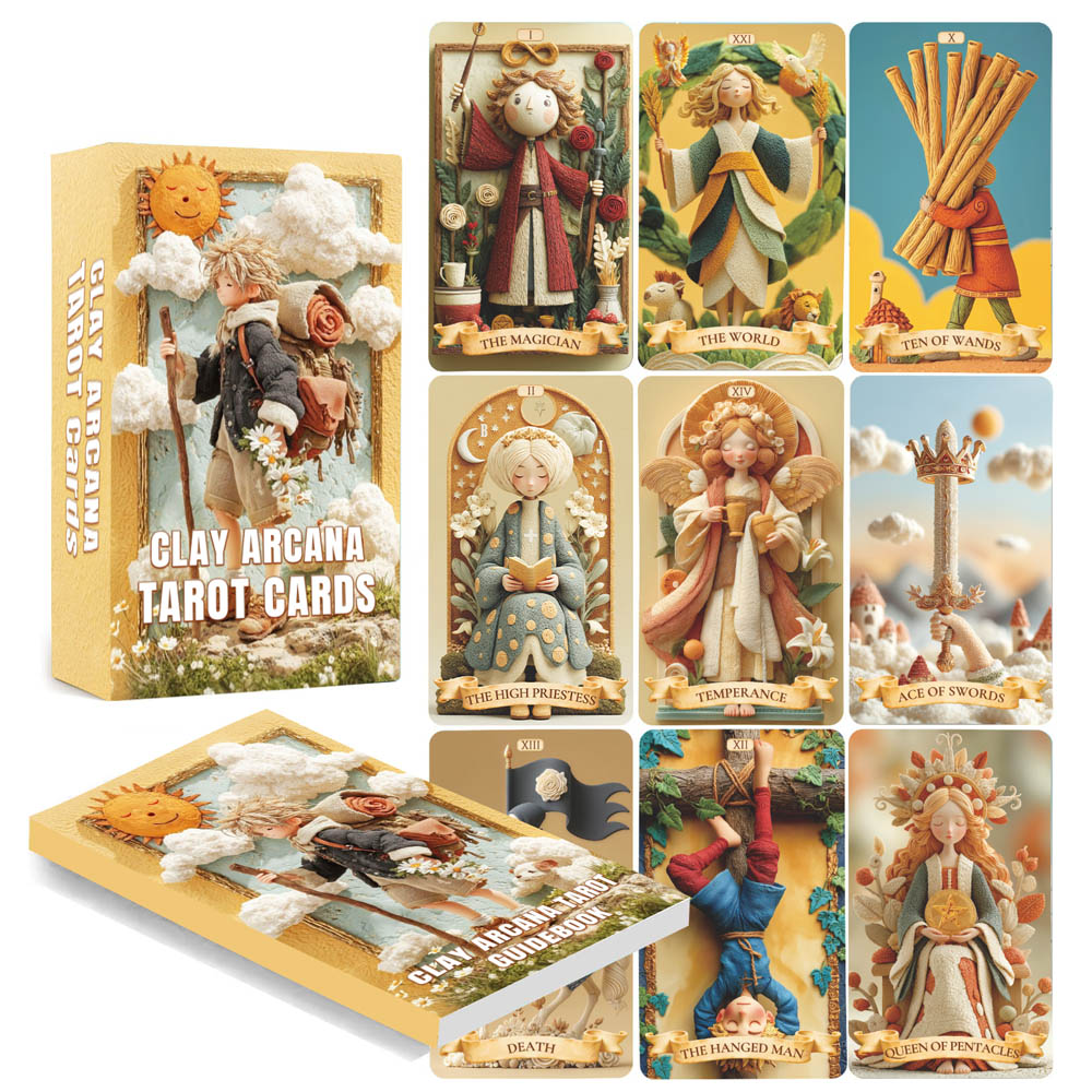 78 Tarot Cards Set, 13x8 Cm Th - Tarot Deck With Guidebook recension och pris
