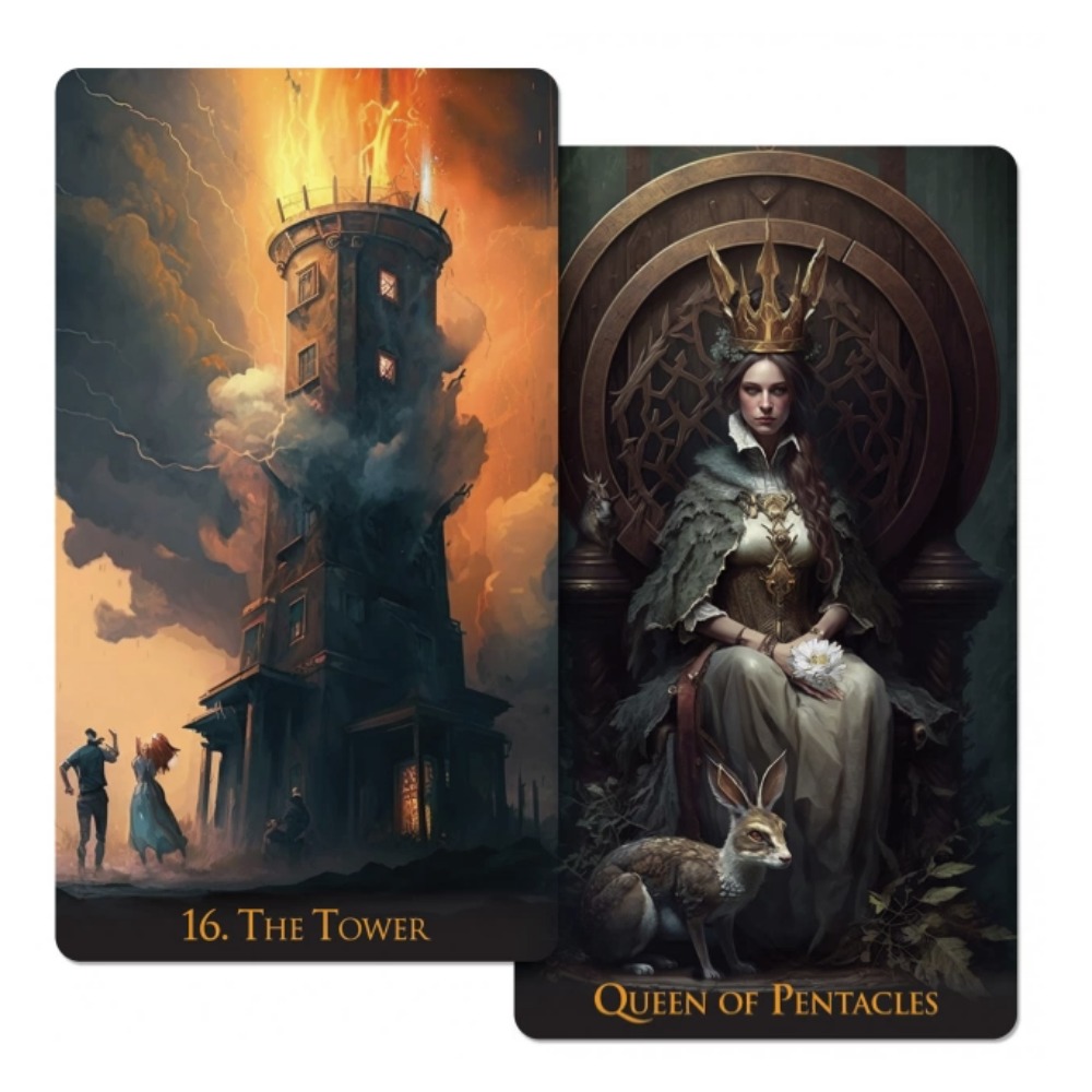 12*7cm Weird World Tarot 78 Ca - Tarot Deck With Guidebook recension och pris