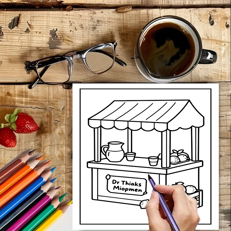 Coloring Book Little Spaces fo - Adult Coloring Book Stress Relief recension och pris