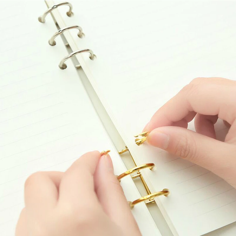 2pcs/set Metal Book Rings File - Stationery Books recension och pris