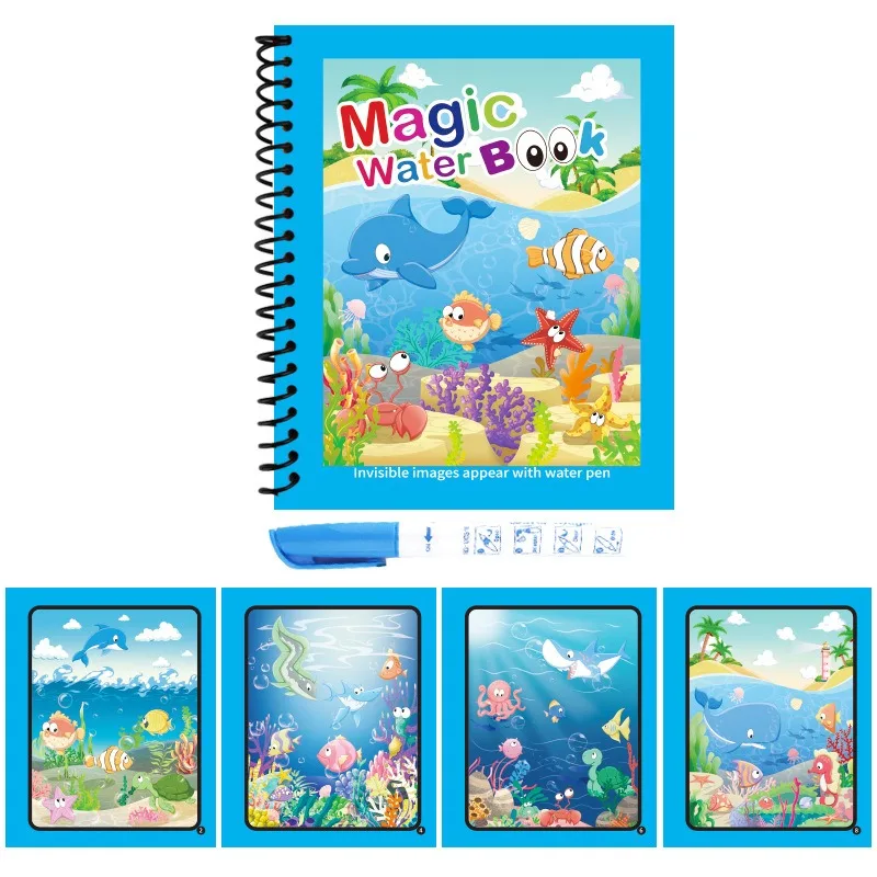 1Pc Reusable Magic Water Book  - Reusable Water Magic Coloring Book recension och pris